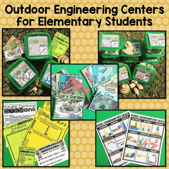 Outdoor Discovery STEM Bins® - Spring and Summer STEM Activities (K-2nd Grade) | Printable Classroom Resource | Teach Outside the Box- Brooke Brown