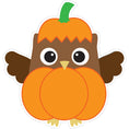 Load image into Gallery viewer, Owl and Pumpkin Cut Out Color My Classroom by UPRINT