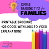 Science of Reading Brochure: Simple Reading Tips for Families | Printable Classroom Resource | Learning with Heart