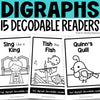 Digraphs 15 Decodabe Readers by Miss M's Reading Resources