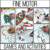 Morning Work Tubs Christmas and Holiday Fine Motor Bins December | Printable Classroom Resource | Differentiated Kindergarten