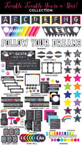 Load image into Gallery viewer, "Twinkle Twinkle, You're a Star!" Full UPRINT Bundle | Printable Classroom Decor | Teacher Classroom Decor | Schoolgirl Style