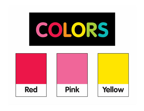 Art Color Chart Color My Classroom by UPRINT
