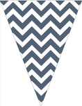 Load image into Gallery viewer, Simple and Stylish Chevron Chic Navy Blue