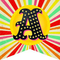 Load image into Gallery viewer, Banner Letters Vintage Circus by UPRINT
