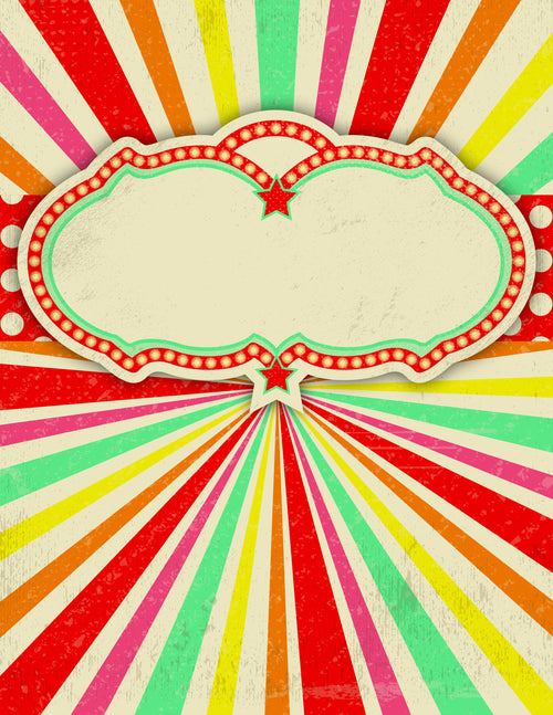 Binder Cover Vintage Circus by UPRINT
