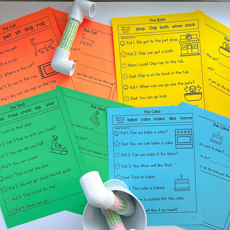 Decodable Reader's Theatre Plays | Printable Teacher Resources | Literacy with Aylin Claahsen