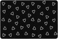 Load image into Gallery viewer, Black and White Hearts Classroom Rug by Schoolgirl Style