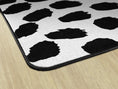 Load image into Gallery viewer, Black on White Safari Dot Classroom Rug by Schoolgirl Style