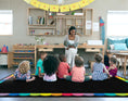 Load image into Gallery viewer, Rainbow Scallop Classroom Rug by Schoolgirl Style
