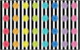 Load image into Gallery viewer, Rainbow Poms and Stripes Sit Spots Classroom Rug by Schoolgirl Style