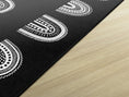 Load image into Gallery viewer, Black Boho Rainbow Sit Spots Classroom Rug by Schoolgirl Style