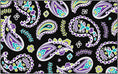 Load image into Gallery viewer, Midnight Orchid Paisley Classroom Rug by Schoolgirl Style