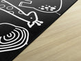 Load image into Gallery viewer, Safari Animals on Black Classroom Rug by Schoolgirl Style