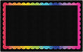 Load image into Gallery viewer, Rainbow Scallop Border on Black Classroom Rug by Flagship
