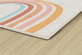 Load image into Gallery viewer, Retro Rainbows Classroom Rug by Schoolgirl Style