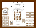 Load image into Gallery viewer, simple and stylish chevron chic chocolate