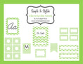 Load image into Gallery viewer, Simple and Stylish Chevron Chic Green