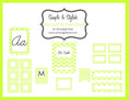 Load image into Gallery viewer, Simple and Stylish Chevron Chic Lime Green