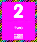 Load image into Gallery viewer, Number Cards 1-30 | Neon Pop | UPRINT | Schoolgirl Style
