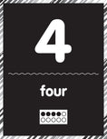 Load image into Gallery viewer, Black and White Number Cards 0-30 | Just Teach | UPRINT | Schoolgirl Style