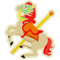Load image into Gallery viewer, Carousel Horse Cutouts | Vintage Circus | UPRINT | Schoolgirl Style