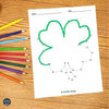 Dot to Dot St. Patrick's Day Holiday Worksheets Leisure Center Special Education