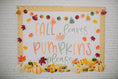 Load image into Gallery viewer, "Fall Leaves and Pumpkins Please" Inspirational Classroom Headline | Seasonal Classroom Decor | UPRINT | Schoolgirl Style