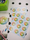 Load image into Gallery viewer, Motivational Rainbow Donut Cutouts | Bright and Brewtiful | UPRINT | Schoolgirl Style