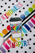 Load image into Gallery viewer, Rainbow To-Go Cup Cut-Outs | Bright and Brew-tiful | UPRINT | Schoolgirl Style