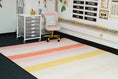 Load image into Gallery viewer, Safari Sunset Stripes Classroom Rug by Schoolgirl Style