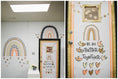 Load image into Gallery viewer, Door Décor Bulletin Board Set | Neutral | Simply Stylish Boho Rainbow | UPRINT | Schoolgirl Style