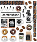 Load image into Gallery viewer, Industrial Cafe 'Espresso Yourself' Mini Bulletin Board Set by UPRINT