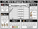 Word Mapping- CVC Words | Printable Classroom Resource | The Moffatt Girls