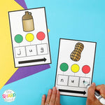 Decodable CVC Words Practice Bundle for Blending and Segmenting Short Vowels | Printable Classroom Resource | One Sharp Bunch