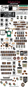 Load image into Gallery viewer, Industrial Cafe | Full Printable Classroom Decor Bundle