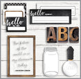 Load image into Gallery viewer, "Industrial Chic" Full UPRINT Bundle | Printable Classroom Decor | Teacher Classroom Decor | Schoolgirl Style