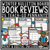 Winter Writing Book Review Reports | Teach-Go Pennants™ | Printable Teacher Resources | The Little Ladybug Shop