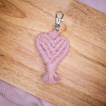 Macramé Heart Keychain | Knots of Kindness