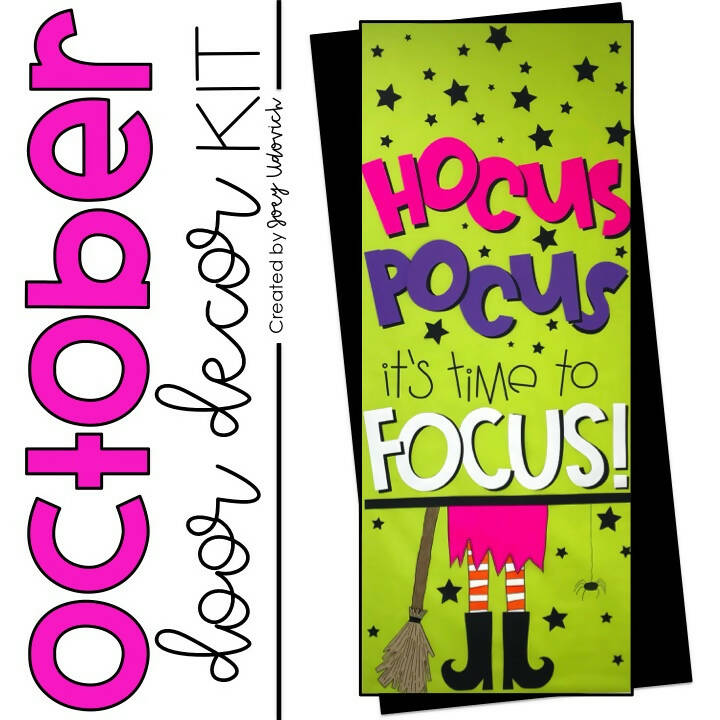 October Door Decor Kit Hocus Pocus by Joey Udovich