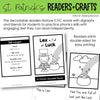 St. Patrick's Day Decodable Readers and Leprechaun Craft St Patricks Day Bulletin Board