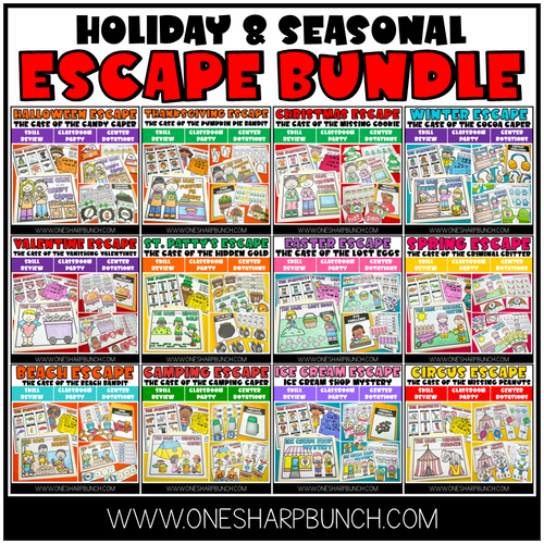 Holiday and Season Escape Bundle by One Sharp Bunch
