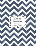Load image into Gallery viewer, Simple and Stylish Chevron Chic Navy Blue