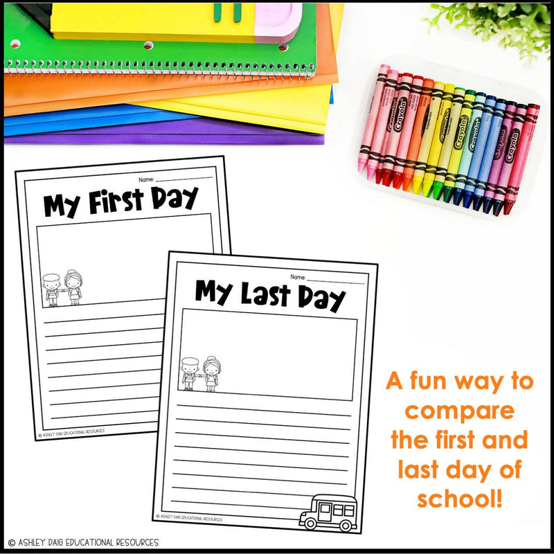 3rd Grade Back to School Activities - First Day of School Third Grade Worksheets | Printable Classroom Resource |  Ashley's Golden Apples