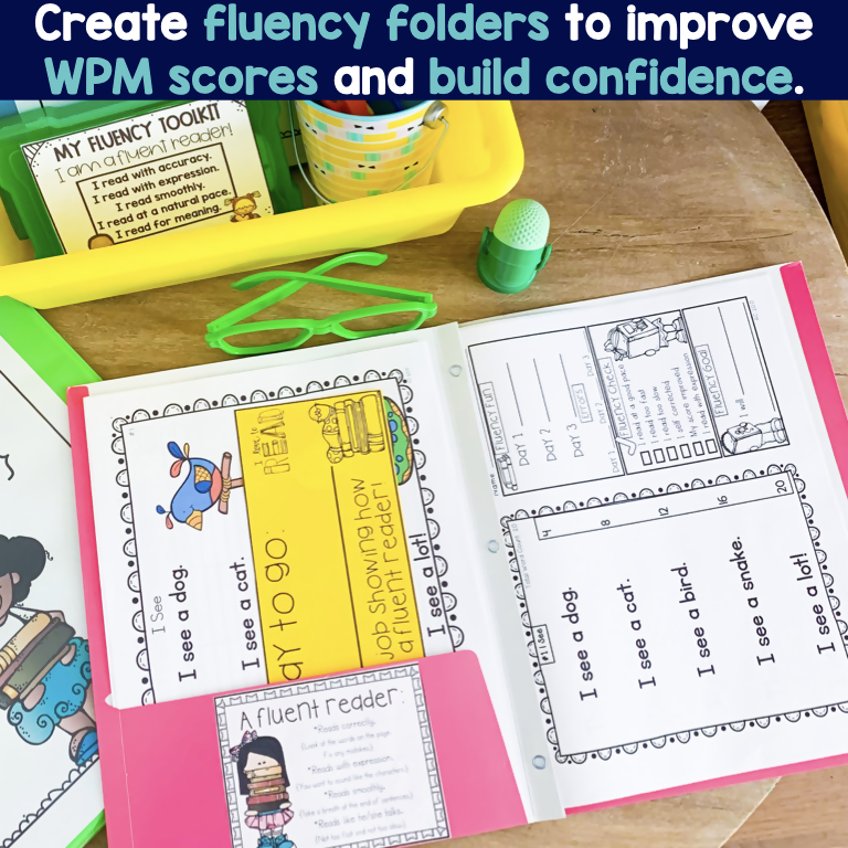 Kindergarten Reading Fluency Passages | Printable Teacher Resources | Literacy with Aylin Claahsen
