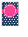 Stationary Set | Preppy Nautical Hot Pink and Navy Blue | UPRINT | Schoolgirl Style