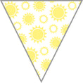 Load image into Gallery viewer, Large Pennant Banner | Hello! Sunshine | UPRINT | Schoolgirl Style