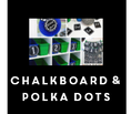 Load image into Gallery viewer, chalkboard and polka dot full digital collection