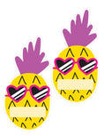 Load image into Gallery viewer, Editable Name Tag Cutouts | Neon Pop - Pineapple | UPRINT | Schoolgirl Style