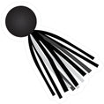 Load image into Gallery viewer, Pom Pom and Tassel Cut Outs | Black and White Classroom Decor | UPRINT | Schoolgirl Style